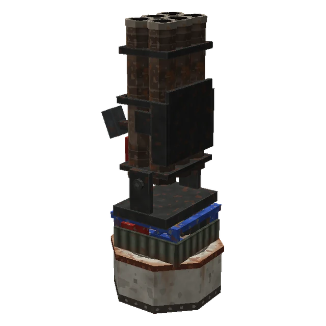 A BlockNation SAM site with its tubes raised